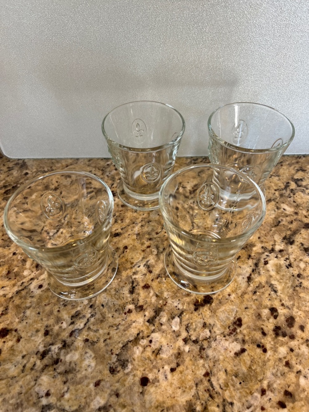 4 La Rochere Fleur de Lys Double Old Fashioned Glasses - Picture 3 of 3